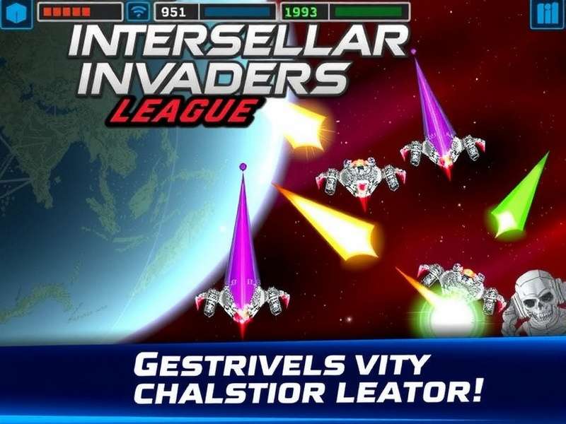 Interstellar Invaders League game screenshot