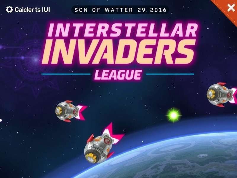 Interstellar Invaders League gameplay
